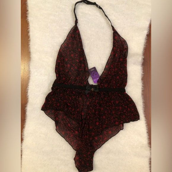 Black and red teddy - Picture 2 of 3